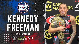 'I AM READY FOR THE NEXT STEP' KENNEDY FREEMAN IS CAGE WARRIORS WORLD CHAMPION AT CAGE WARRIORS 181!