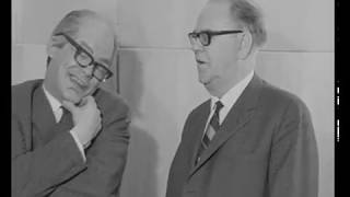 Bosse Parnevik och Tage Erlander som Tage Elander 1965