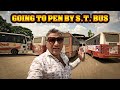 Going to Pen By S.T. Bus / kokani baat / junaid deshmukh vlog