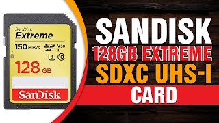 SanDisk 128GB Extreme SDXC UHS-I Card - C10, U3, V30, 4K UHD, SD Card - SDSDXV5-128G-GNCIN