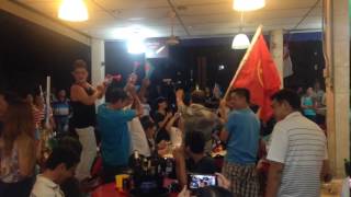 Watch as residents celebrate Workers Party's win