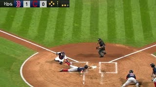 BOS@CLE Gm1: Indians challenge in the 1st inning