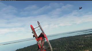 Cutting loose with the Pitts S2 over NC with Pops!