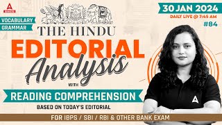 30 January The Hindu Editorial Analysis | The Hindu Vocabulary for Bank, SSC & Other Exams