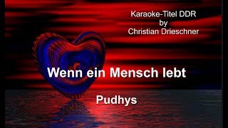 Wenn ein Mensch lebt - Pudhys