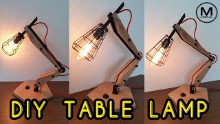 Lampa Stylowa Jak zbudowałem How to Make Table Lamp at Home Edison Diy