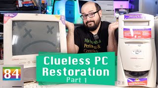 Clueless Compaq Presario PC Restoration - The stickers are the BEST part! (Part 1)