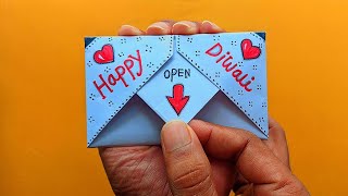 Diwali greeting card | How To Make Diwali invitation Card | diwali pop up card | card making ideas