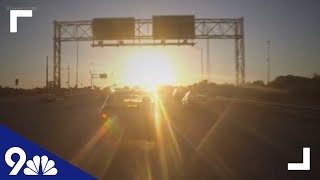 Sun glare can create dangerous driving conditions in Colorado