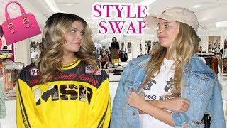 Twins SWAP STYLE for a day! Tomboy vs Girly girl | Caci Twins