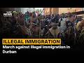 March against illegal immigration in Durban