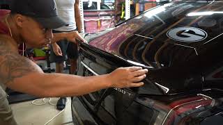 How to replace a spoiler on a Cadillac CT5. #cadillac #ct5