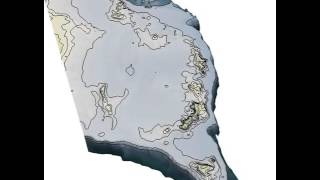 Modelled uplift history of the Eastern Australian Highlands through time