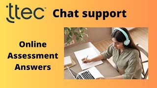 ttec chat support assessment  | how to crack interview| WFH