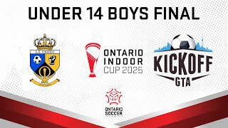 U14 BOYS FINALS - 2025 Ontario Indoor Cup