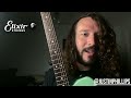 justin phillips demonstrates exclusive riffs with elixir strings