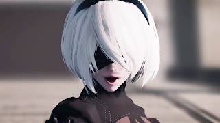 MMD : Catch Fire ( Model - NieR Automata : YoRHa No.2 Type B )