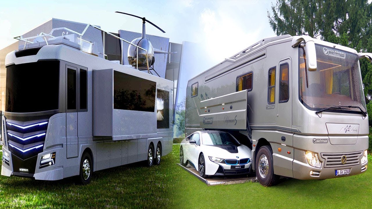 8 Most Amazing Luxury Motorhomes Ever Existed In The World - YouTube