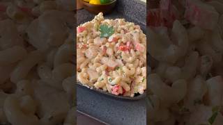 This Shrimp & Crab Pasta Salad is AMAZING🔥😍
