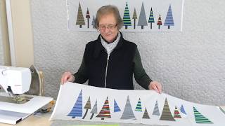 Quilting Tips & Techniques 247 - How to use some stripes for trees.