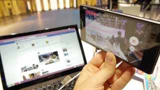 Sony Xperia Z1 Social Live feature demo