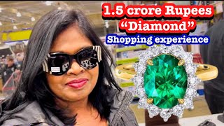 1.5 Crore Rupees diamond and my new hair style # hugeshopping #london Thamizhachi#jewellery