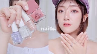 🌻我的日常指甲油試色+搭配 | my nail polishes | 多莉gingerdeer