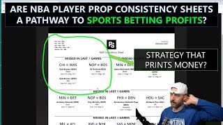 NBA Player Prop Consistency Sheets - The Pathway to NBA Betting Profits? | Reaction Series