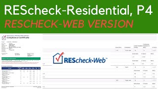 REScheck (IECC-Energy Code), WEB Version, Part 4