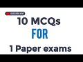 10 MCQs for  1 Paper exams/ Saifullah khan Gopang DEO/Educational Diary