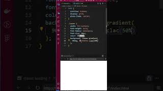 Quick CSS Loader Tutorial Build Classic Loading Animation #coding #webdesign #cssloader #loader