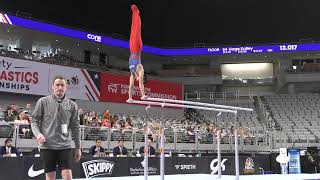 Isaac Koo -  Parallel Bars -  2024 Xfinity U.S. Championships  - Junior Men Day 2