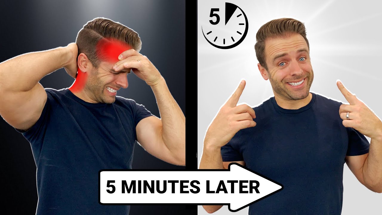 Tension Headache - GONE - In Just 5 Minutes!! - YouTube