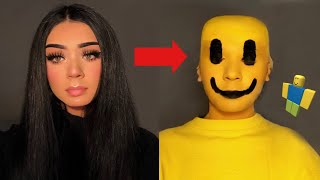 TRANSFORMING INTO A ROBLOX CHARACTER *scary*