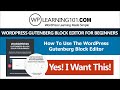 How To Use WordPress Gutenberg Block Editor Made For Beginners (Step By Step)