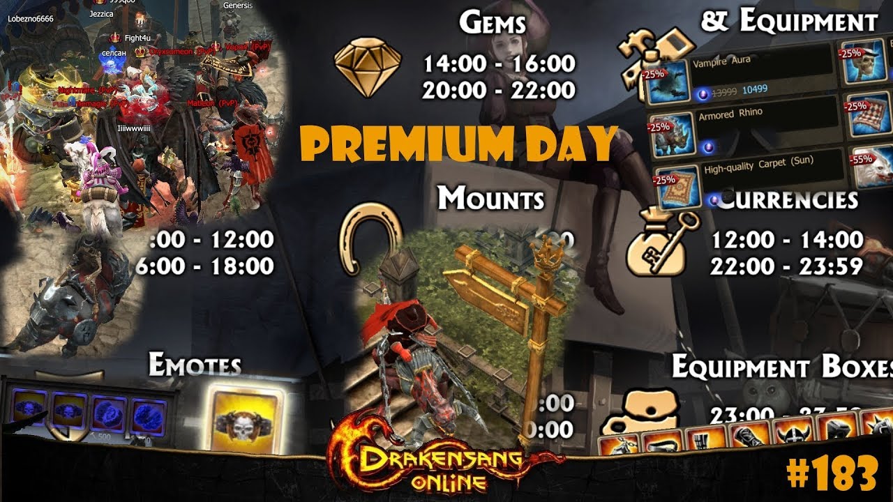 Drakensang Online - 👑 PREMIUM DAY 👑 [2019] - YouTube