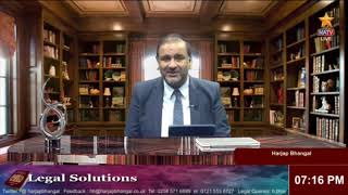 Legal Solutions with Harjap Bhangal LIVE 26-02-2021 - Sponsor Licences