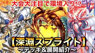 【遊戯王】大会大注目‼︎新環境トップ⁉︎深淵スプライト【ビーステッドスプライト】【デッキ\u0026展開紹介】