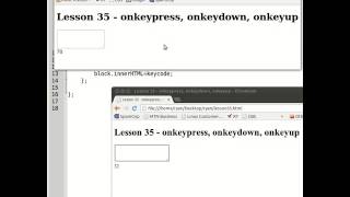 lesson 35 onkeypress, onkeydown, onkeyup | JavaScript Course