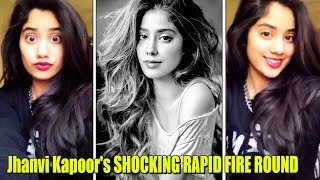 Jhanvi Kapoor's RAPID FIRE ROUND Will SURPRISE You | Dhadak Movie