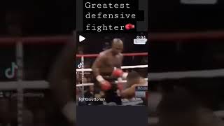 James Toney is the greatest defensive fighter of all times.