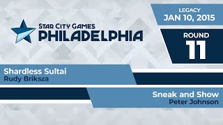 SCGPHILLY: Round 11 - Rudy Briksza vs Peter Johnson | Legacy