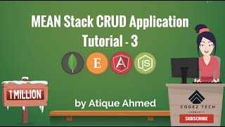 Mean Stack CRUD Application Tutorial 3 | MEAN Stack Beginners Tutorial in 30 Minutes
