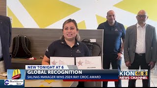 Salinas McDonald’s manager recognized as top one percent of restaurant managers in the ...