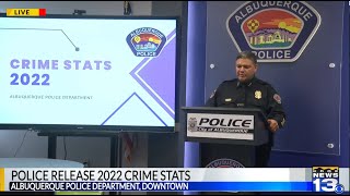APD announces 2022 crime stats | News Conference