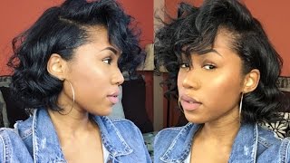 Flexi Rod Set On Straightened 4b 4c Natural Hair I Am Posh Syd