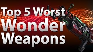 TOP 5 Worst Wonder Weapons in 'Call of Duty Zombies' - Black Ops 2 Zombies, Black Ops, WaW