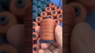 Meisi super fine waxed linen thread.