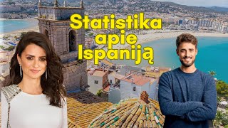 ISPANIJOS STATISTIKA | IŠ KUR KILĘ? | KIEK YRA MILIJONIERIŲ? | GYVENIMO TRUKMĖ | KIEK UŽDIRBA?