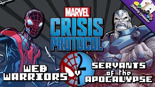Marvel Crisis Protocol Battle Report – Web Warriors vs Servants of Apocalypse | Tabletop Simulator